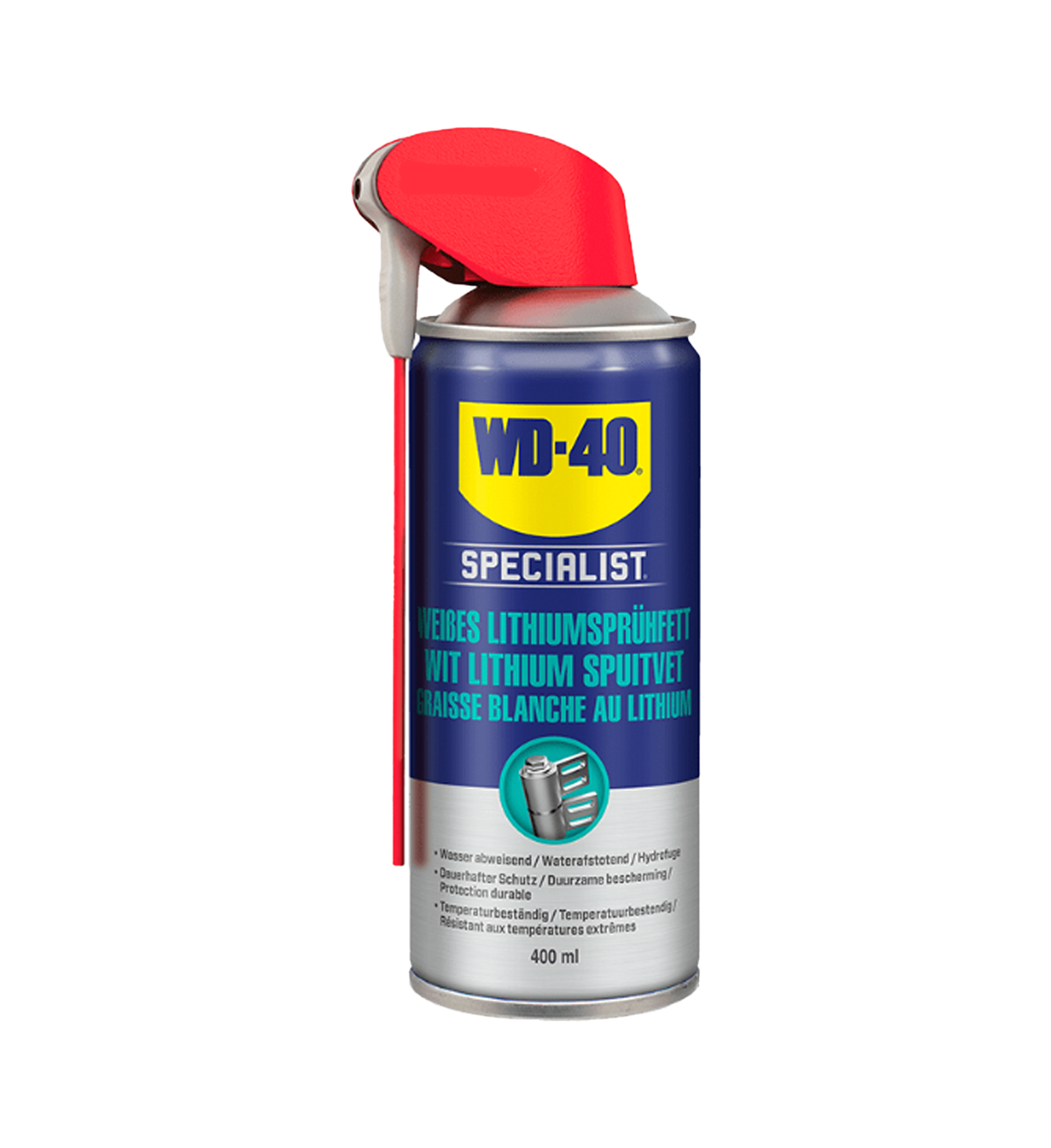 c6eb7f7475942127f877c1f02c00c8cd WD-40 "specialist" wit lithium spuitvet 400ml | Van Welpen Onderdelen