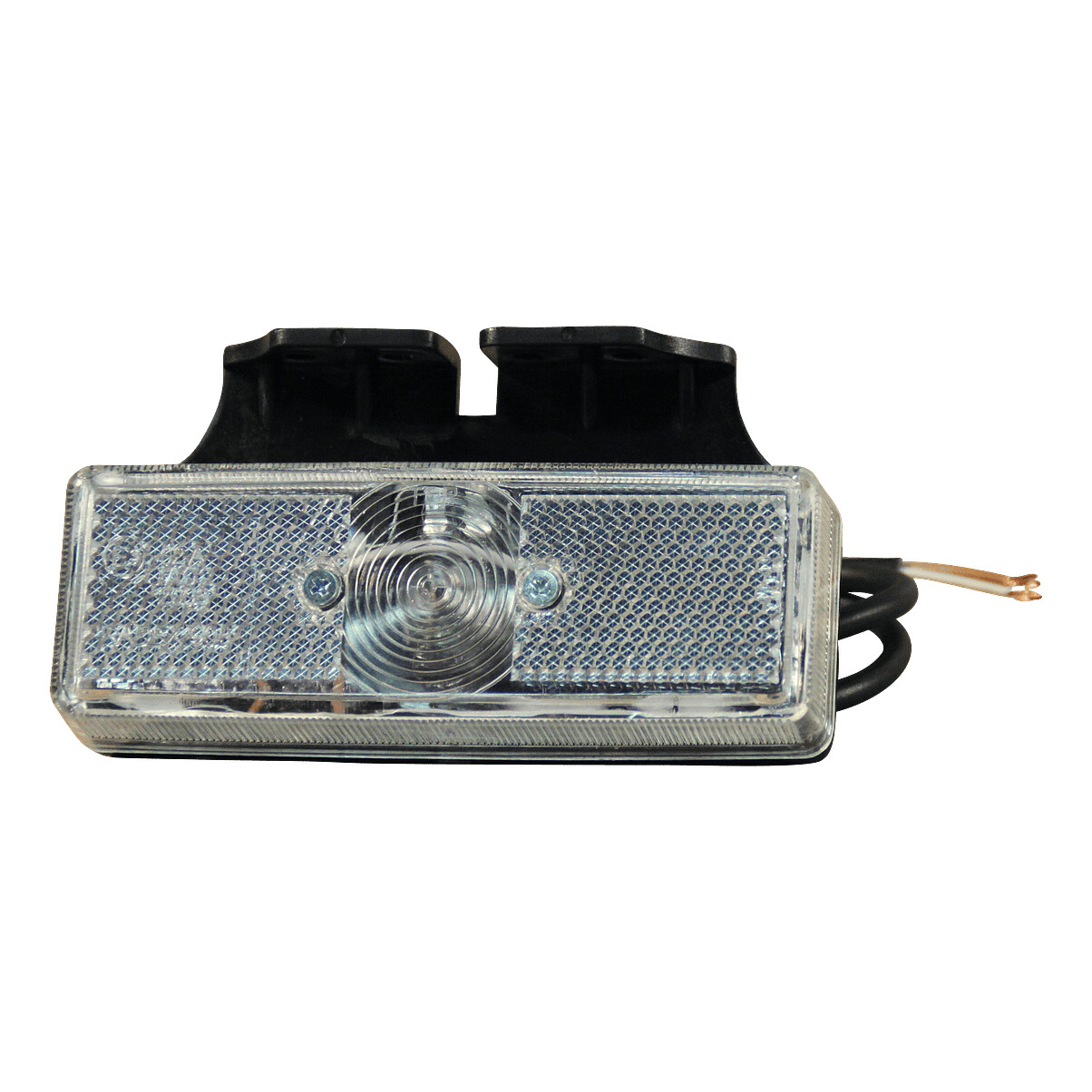 cb97355011799ef82f15f884d10ca219 Breedtelicht met reflector Radex serie 903 wit Met rubber houder kabel 500mm open eind 500mm