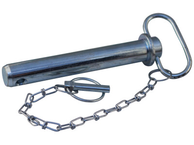 Pen voor gatenbalk met ketting Ø28 165mm