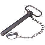 Pen voor gatenbalk met ketting Ø22 165mm