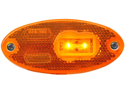Zijmarkeringslamp WAS 308 , LED DC kabel 500mm, 2x0,75mm²