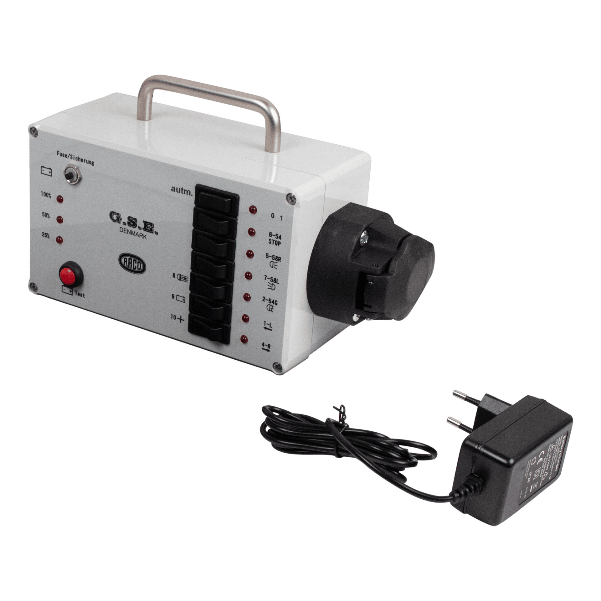 d394b17de8d1110aa5347797379e2087 12V trailer light tester met automaat functie | Van Welpen Onderdelen