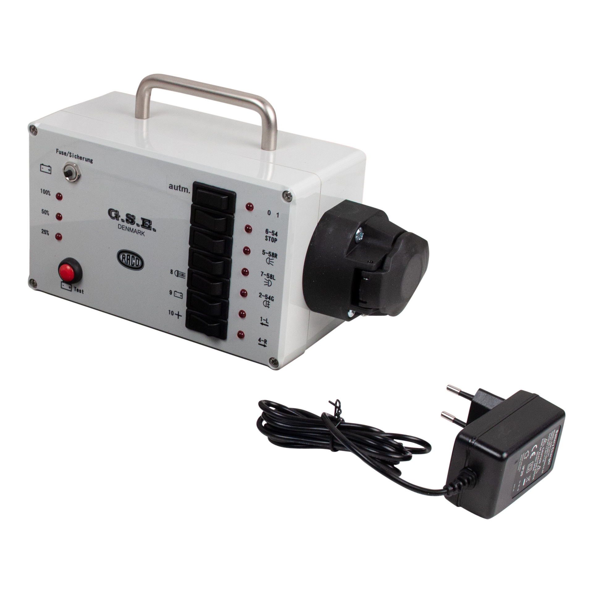 d394b17de8d1110aa5347797379e2087 12V trailer light tester met automaat functie | Van Welpen Onderdelen