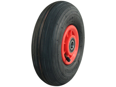 Luchtband + wiel 3.00-4 S-2301 2PR + 2.10x4 NL75 kunststof rood