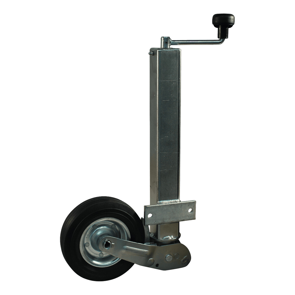 d9e9054d7de6a3275da3a5d23aa6c460 Steunwiel automatisch opklapbaar Ø200x60mm ⧄60mm stalen velg | Van Welpen Onderdelen