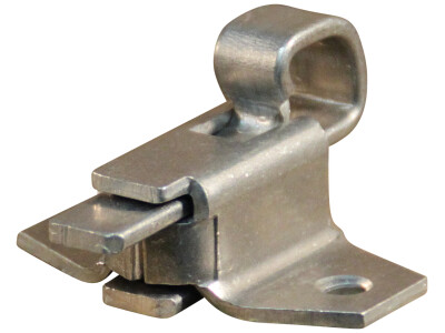 Schuif snelsluiting aluminium voor zeilring 42x22mm en Ø40mm