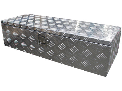 Gereedschapskist aluminium 900x380x230mm kofferslot
