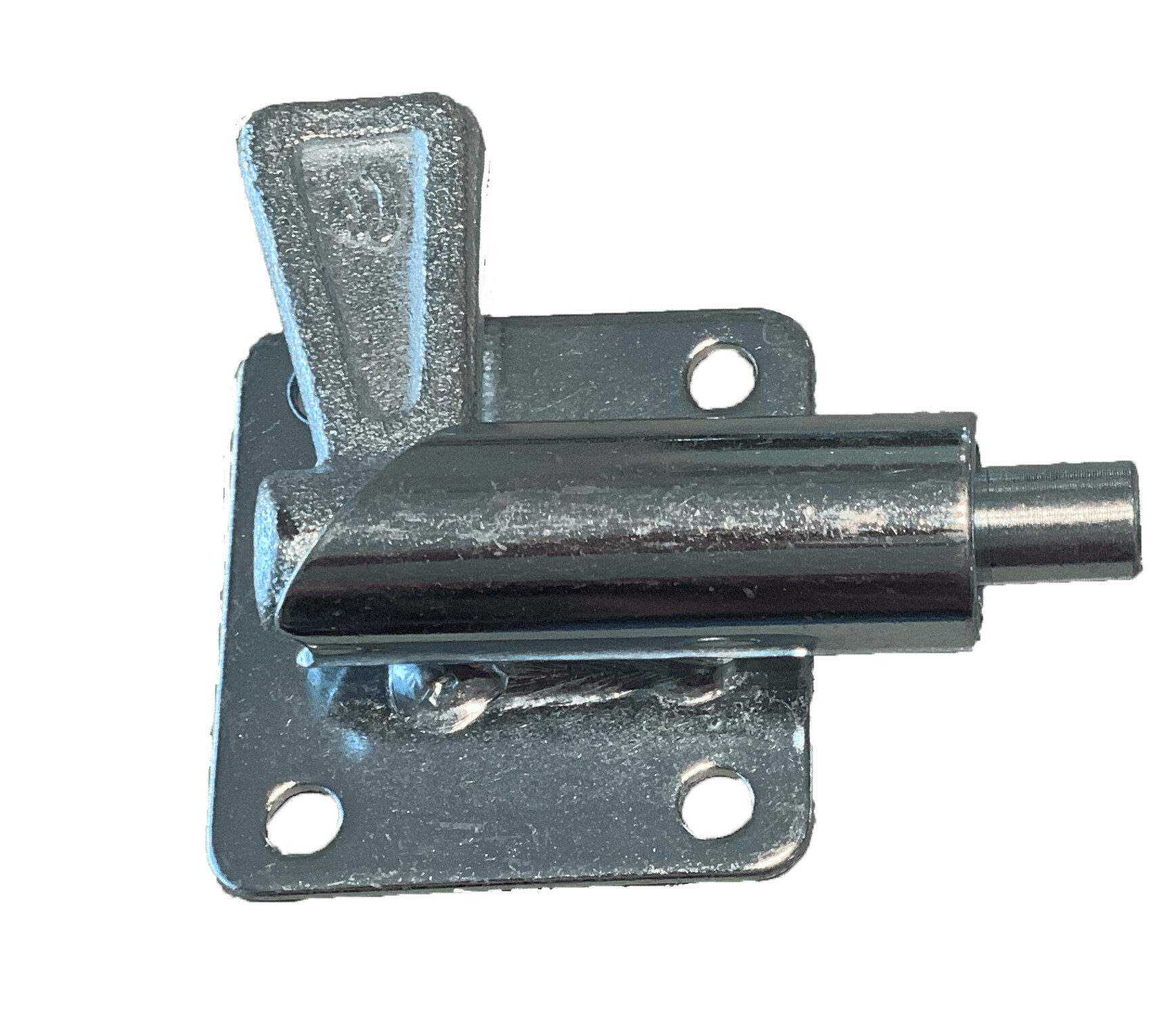f086a263a35fc42128162c265d1c7dec Trekgrendel met plaatbevestiging opschroefuitvoering pen Ø10 links verzinkt | Van Welpen Onderdelen