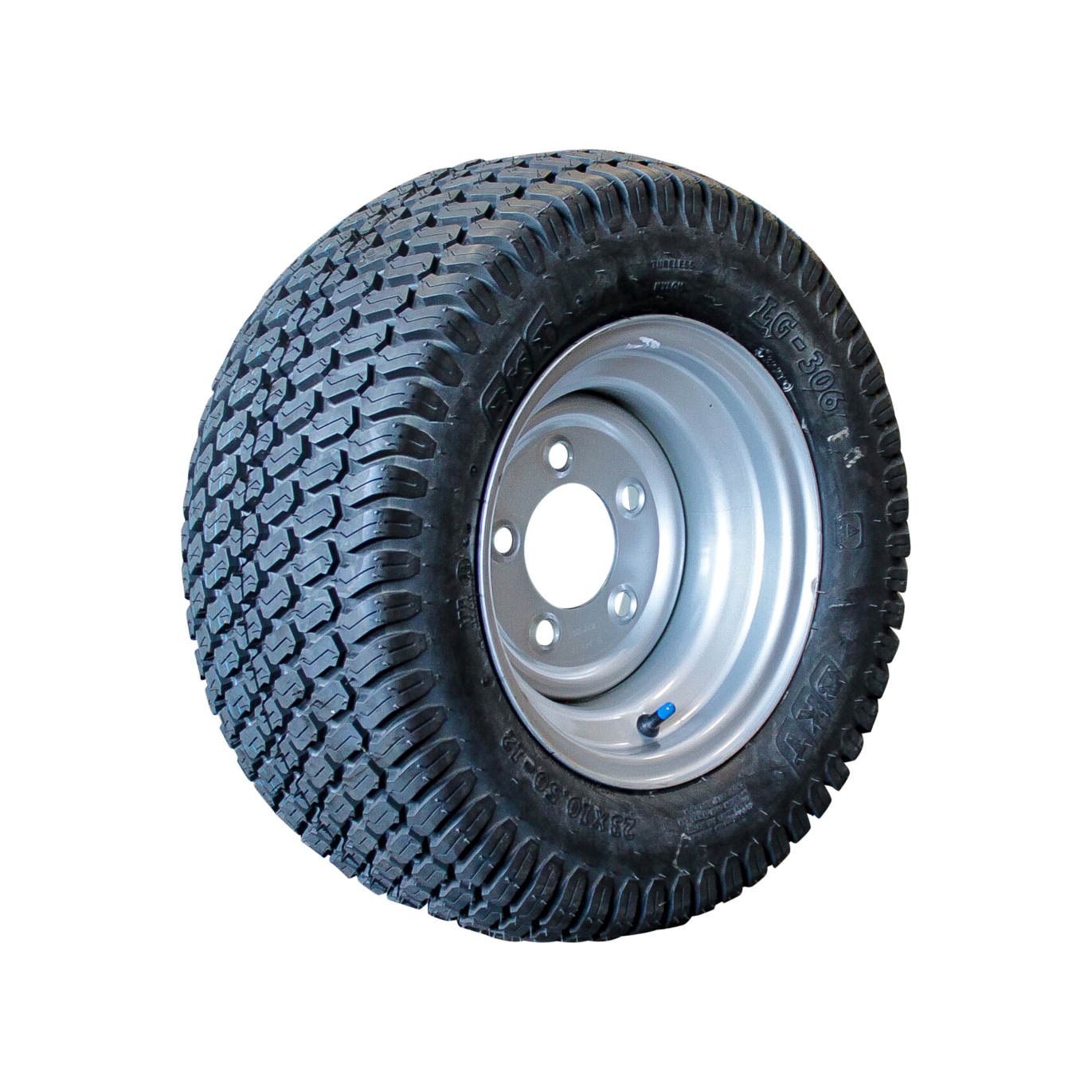 f0a68558674959a91f760145dc0bcd1f Luchtband + wiel 23x10.50-12 LG-306 4PR + 7.00x12 ET0 94/140/5 90 A3 staal grijs | Van Welpen Onderdelen