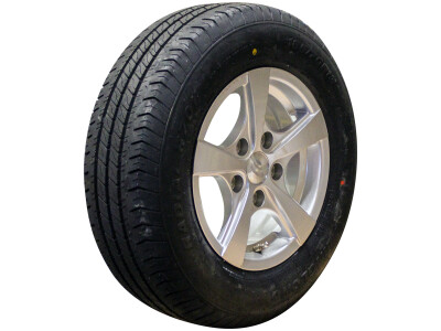 Luchtband + wiel 185/70 R13 R701 M+S + 6Jx13H2 ET30 67/112/5 86 N lichtmetaal grijs