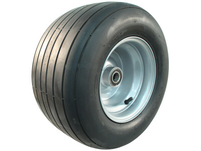 Luchtband + wiel 16x9.50-8 C-737 6PR + 7.00Ax8H2 ET0 NL90 staal grijs