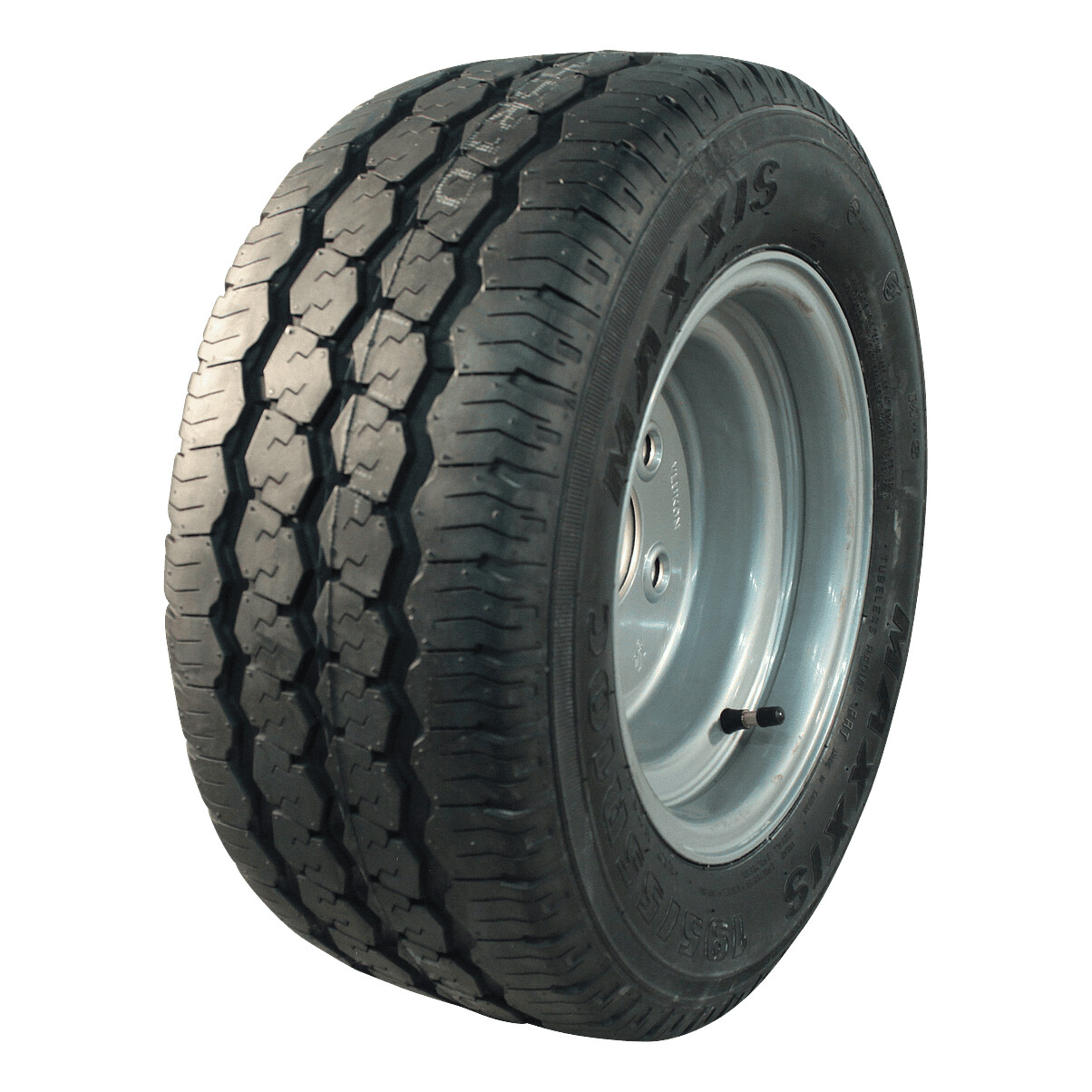 fc195a0fccf4680e952146f32c8e4b08 Luchtband + wiel 195/55 R10C Trailermaxx CR-966 + 6.00Ix10H2 ET-4 94/140/5 98/96 P staal grijs
