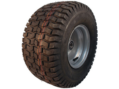Luchtband + wiel 18x9.50-8 V-3502 4PR + 7.00Ax8H2 ET0 ET0 NL90 A3 staal grijs